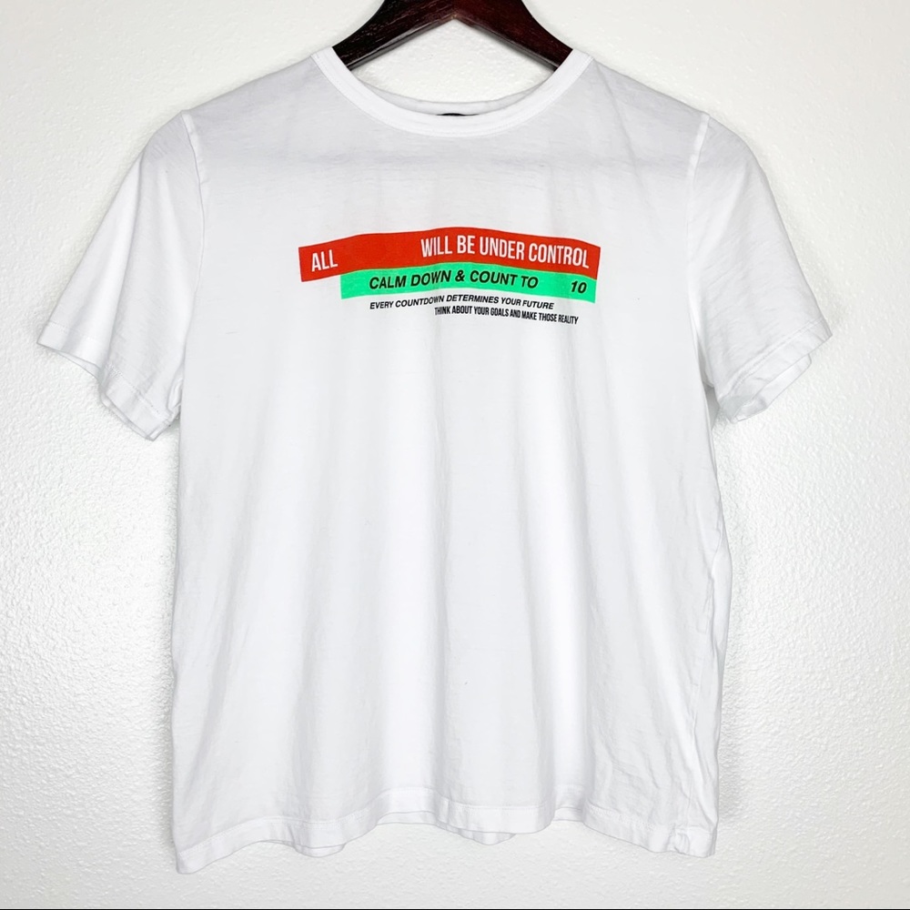 ZARA WHITE T-SHIRT